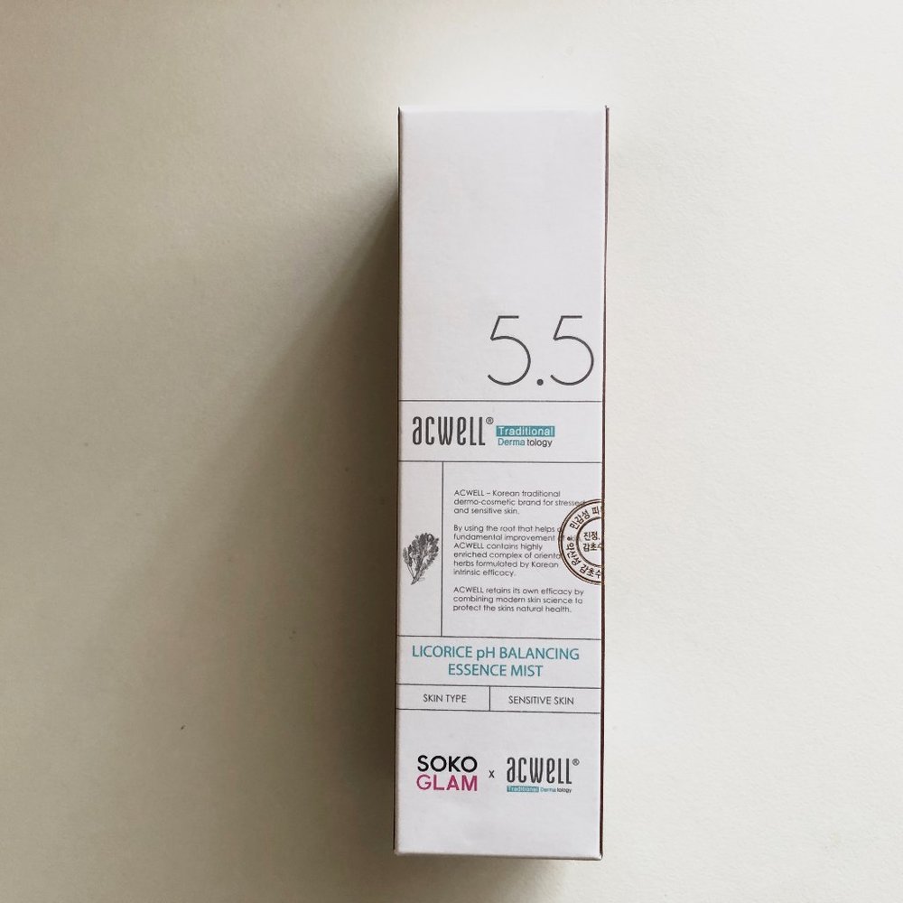 3/$15 Acwell Soko Glam Licorice PH Balancing Mist